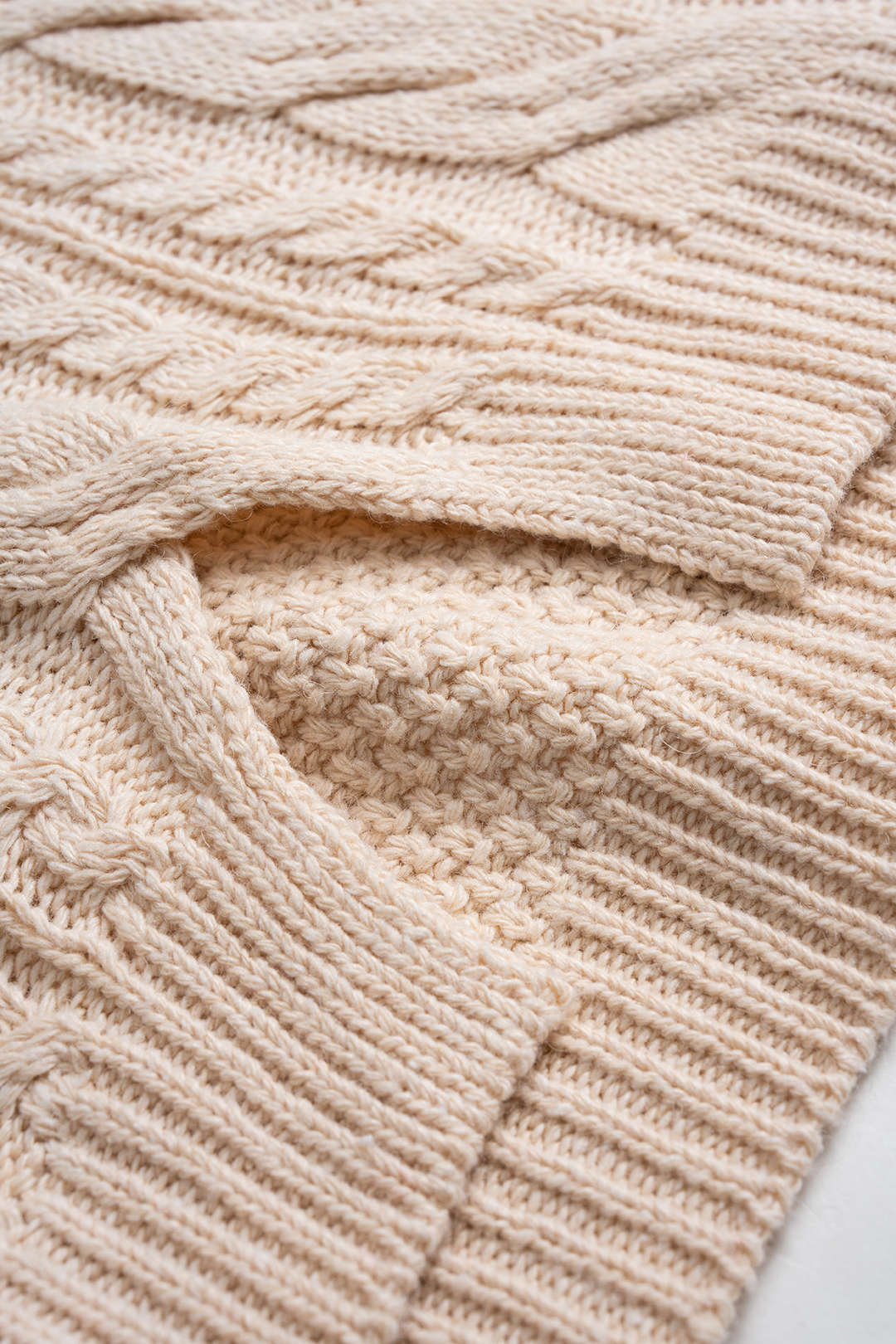 Cable Knit Long-Sleeve Top - Image 3