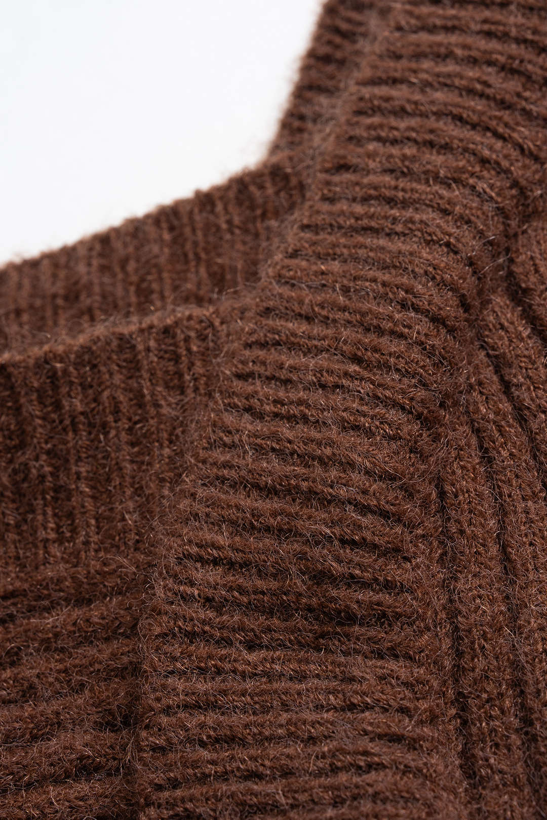 Plus Size Knit Asymmetrical Neck Long-Sleeve Top - Image 3