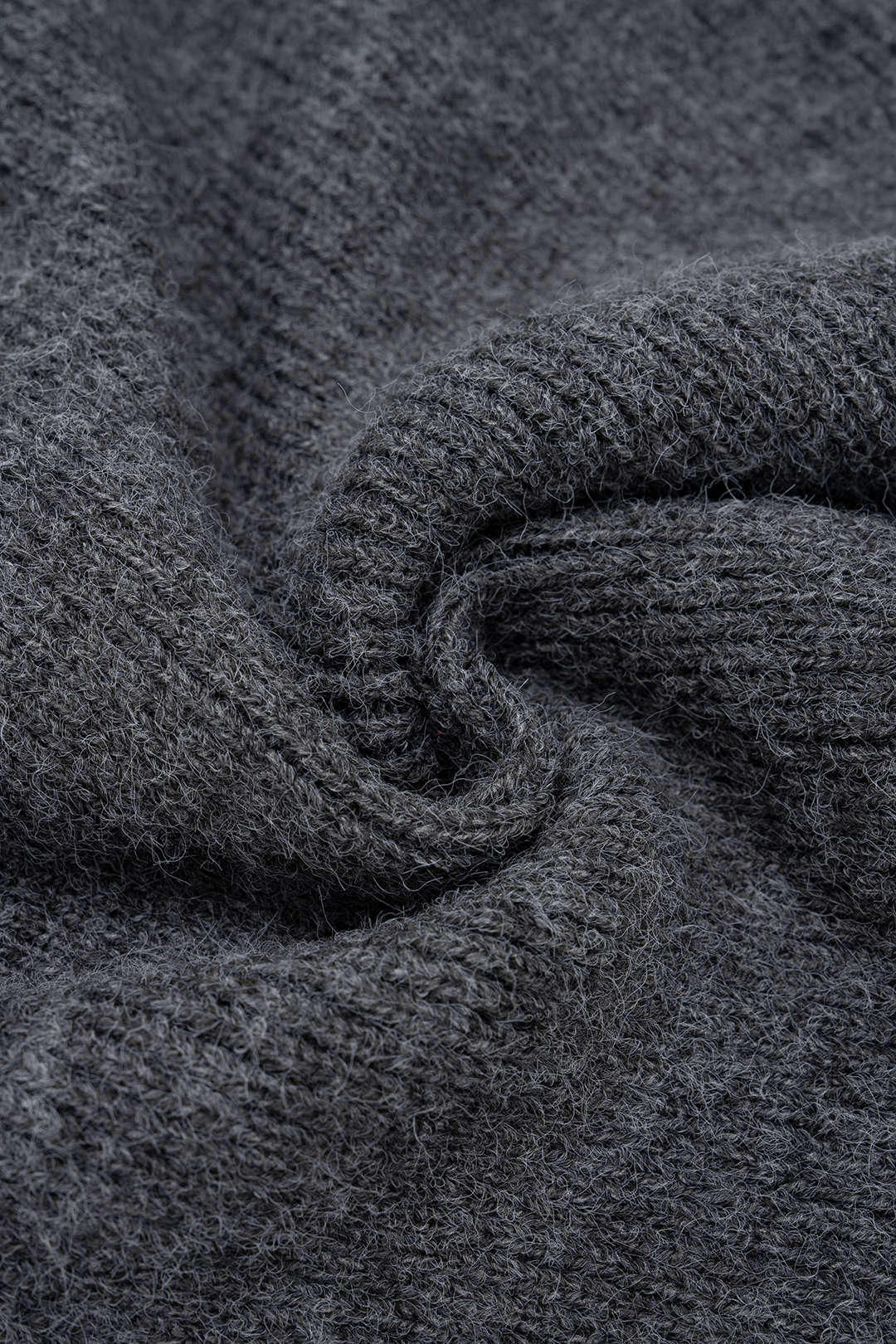 Knit Button Contrast Long-Sleeve Top - Image 5