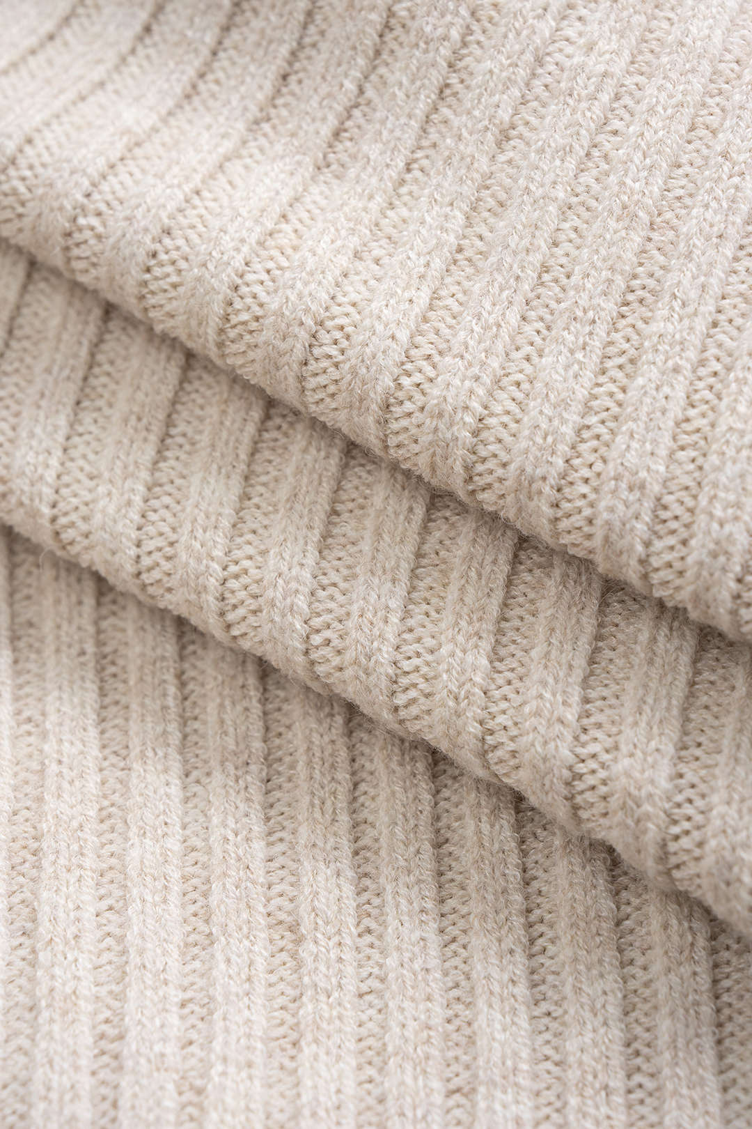 Plus Size Knit V-Neck Asymmetrical Long-Sleeve Top - Image 4