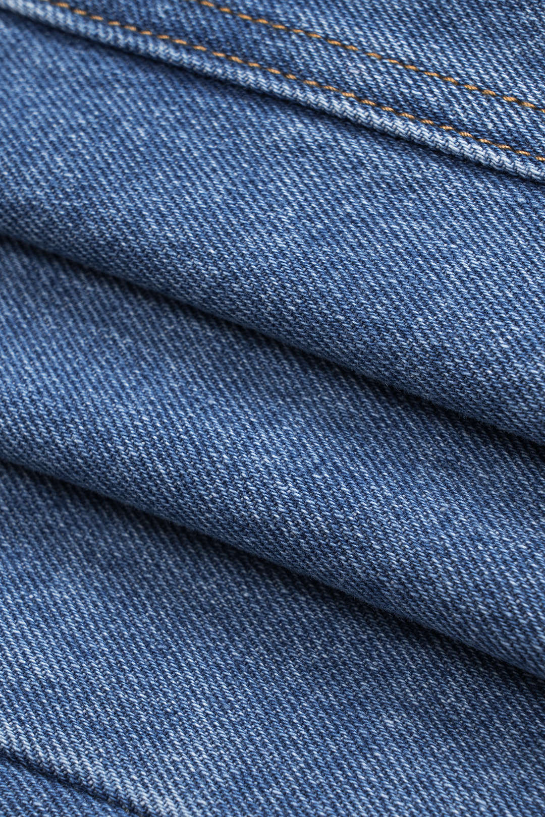 Denim Button Bustier Square Neck Crop Top - Image 4