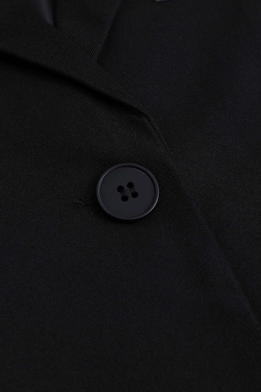 Denim Patchwork Notched Lapel Outerwear - Image 3