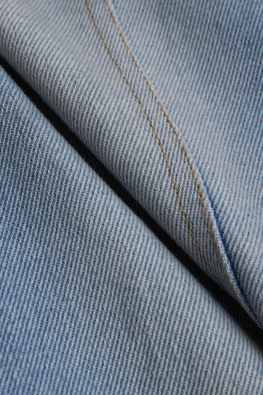 Denim Patchwork Notched Lapel Outerwear - Image 4