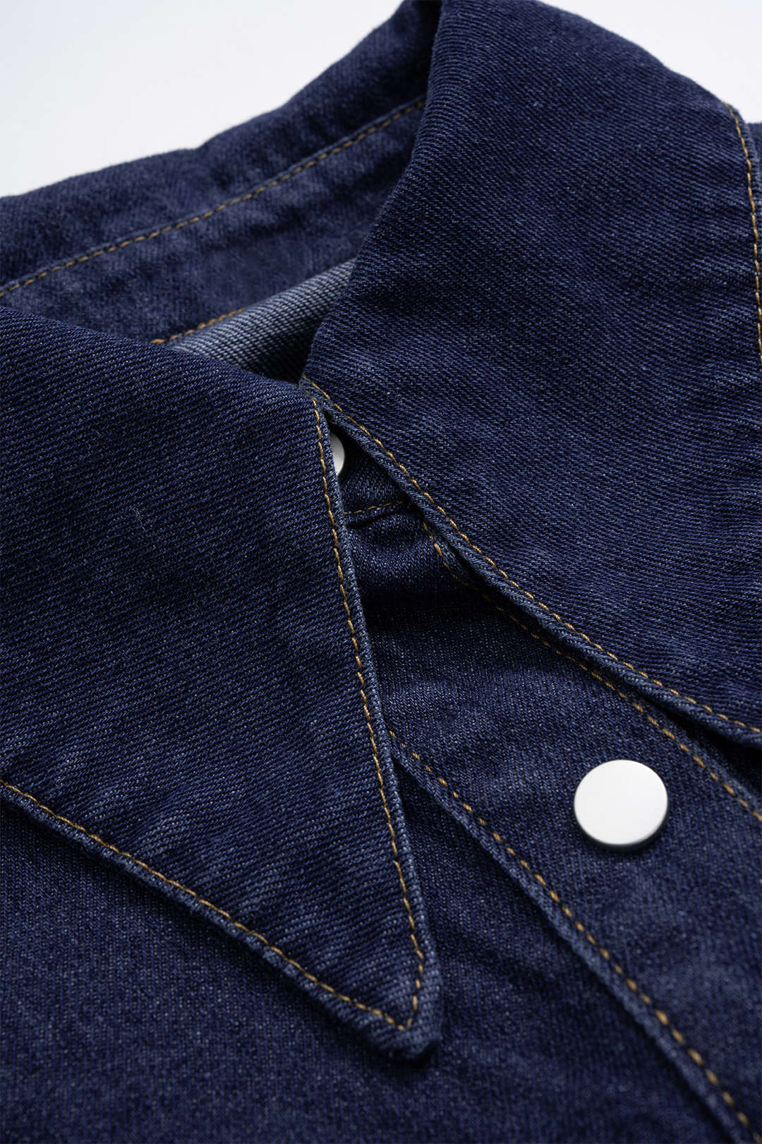 Denim Bow Ruched Outerwear - Image 3