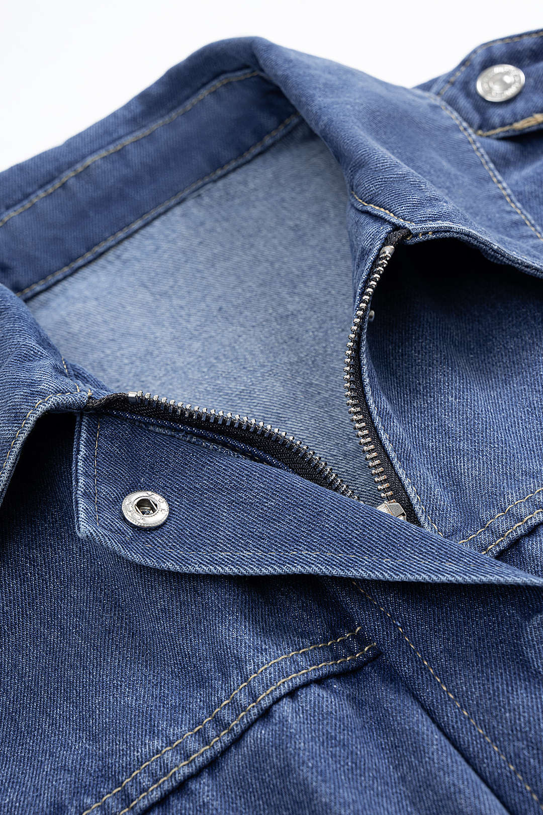 Denim Belted Outerwear - Image 3