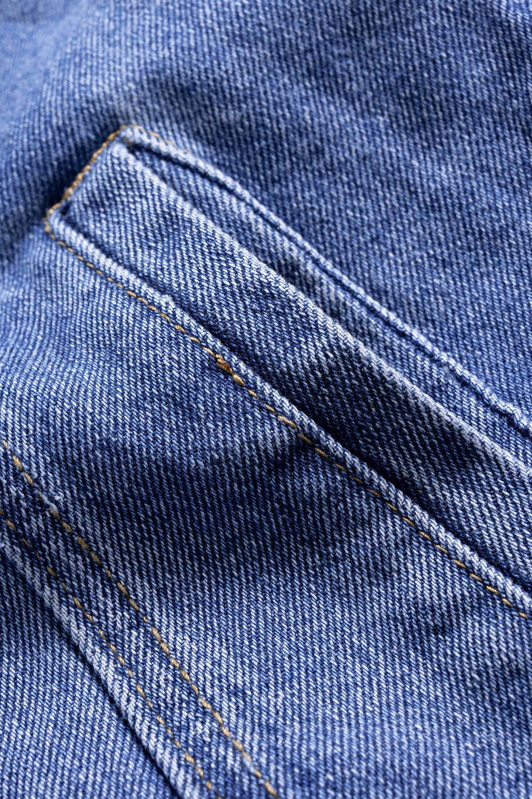Denim V-Neck Distressed Washed Outerwear - Image 5