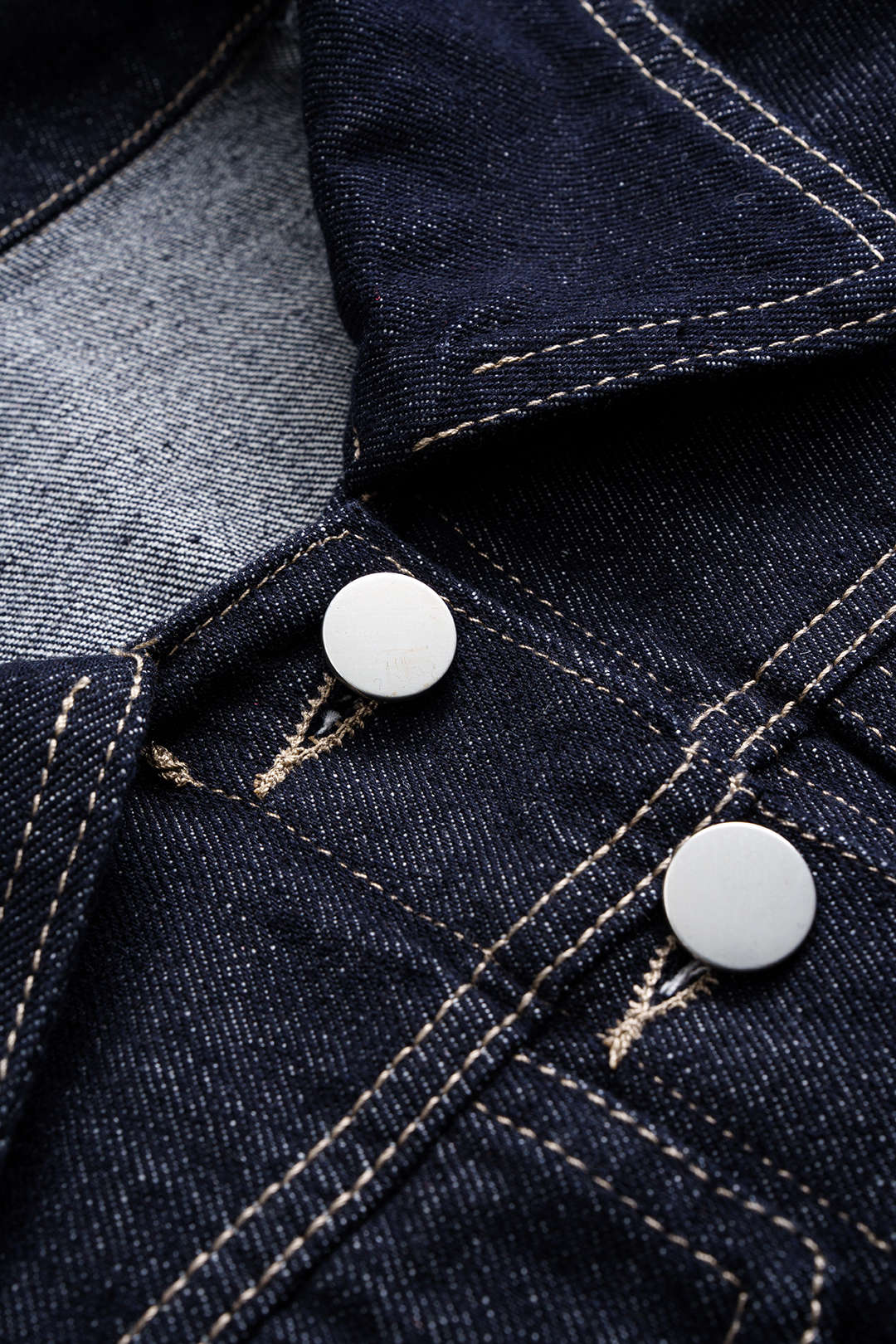 Denim Buttoned Pocket Outerwear - Image 3