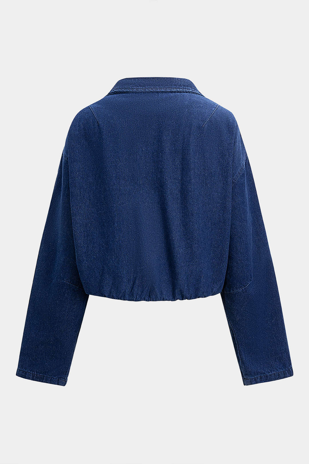 Denim Zipper Pocket Outerwear - Image 3