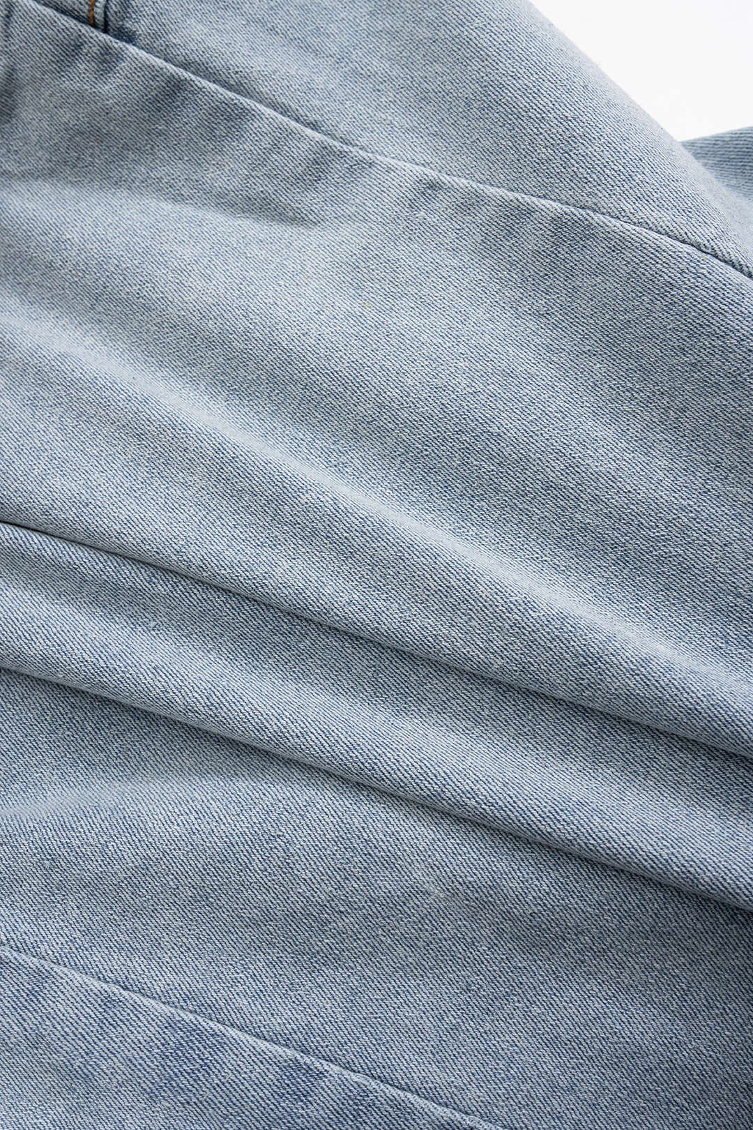 Strapless Button Denim Romper - Image 5