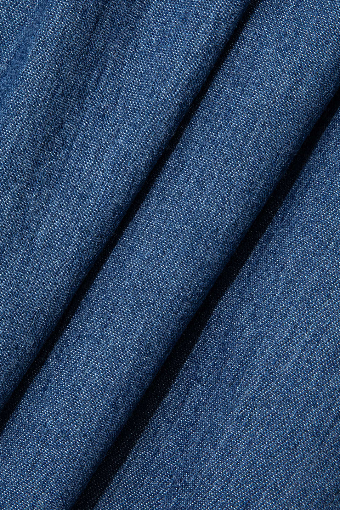 Ruched Bustier Denim Cami Dress - Image 3