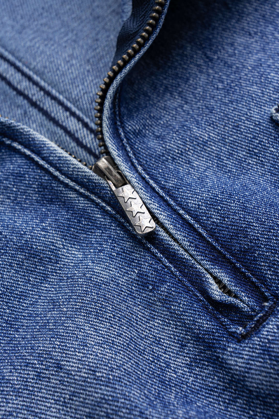 Denim Long Sleeve Dress - Image 3