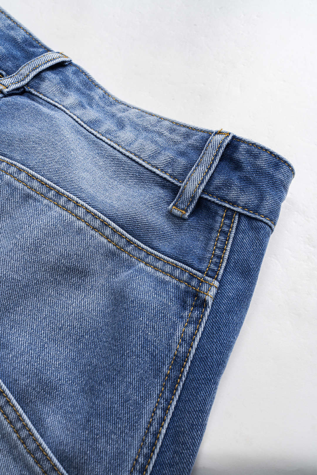 Denim Washed Wide Leg Barrel Jeans - Image 16