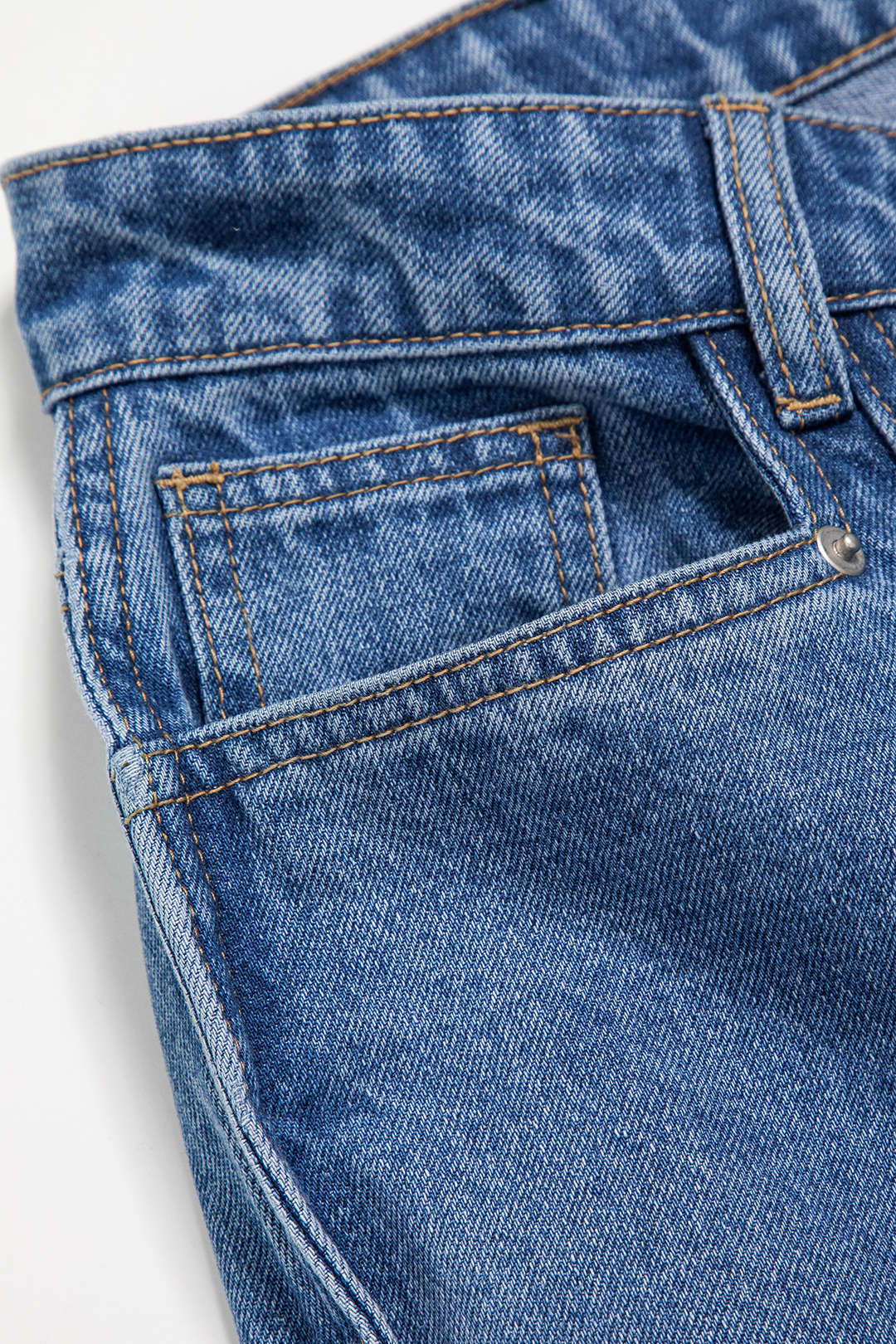 Wave Leg High Waist Barrel Jeans - Image 3