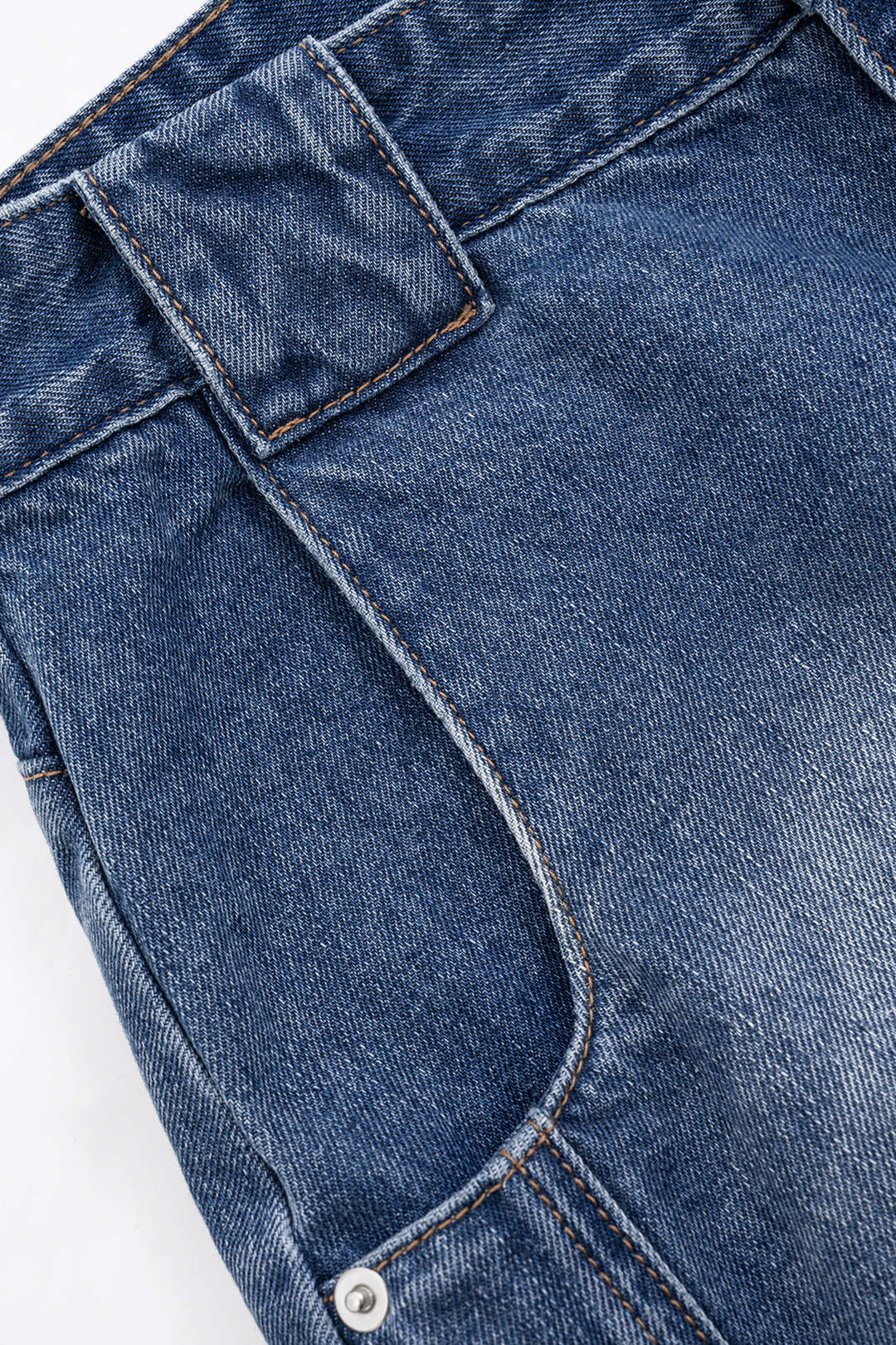 Denim Wide Leg Barrel Jeans - Image 3