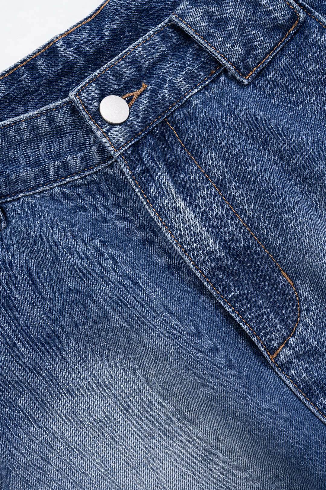 Denim Wide Leg Barrel Jeans - Image 6
