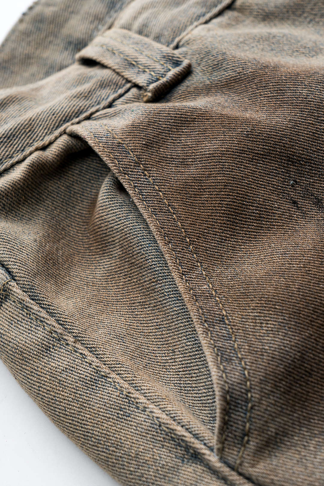 Dirty Denim Wide Leg Barrel Jeans - Image 3