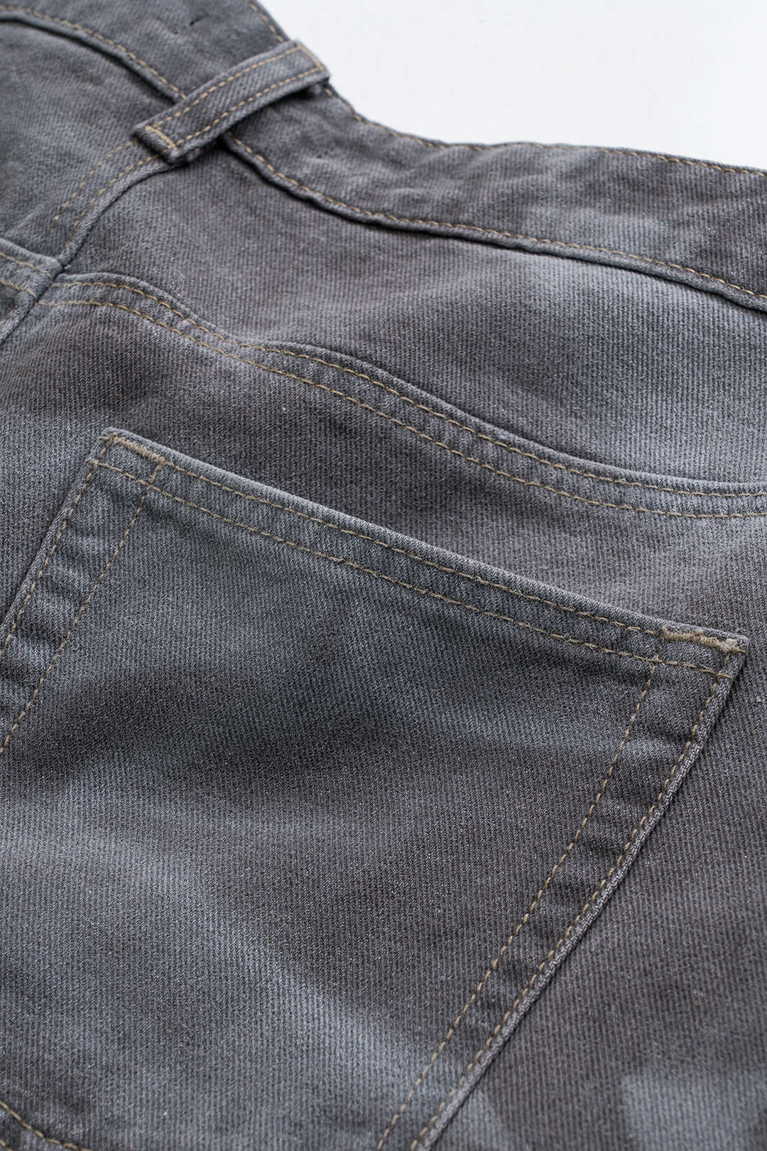 Abstract Print Denim Barrel Jeans - Image 6