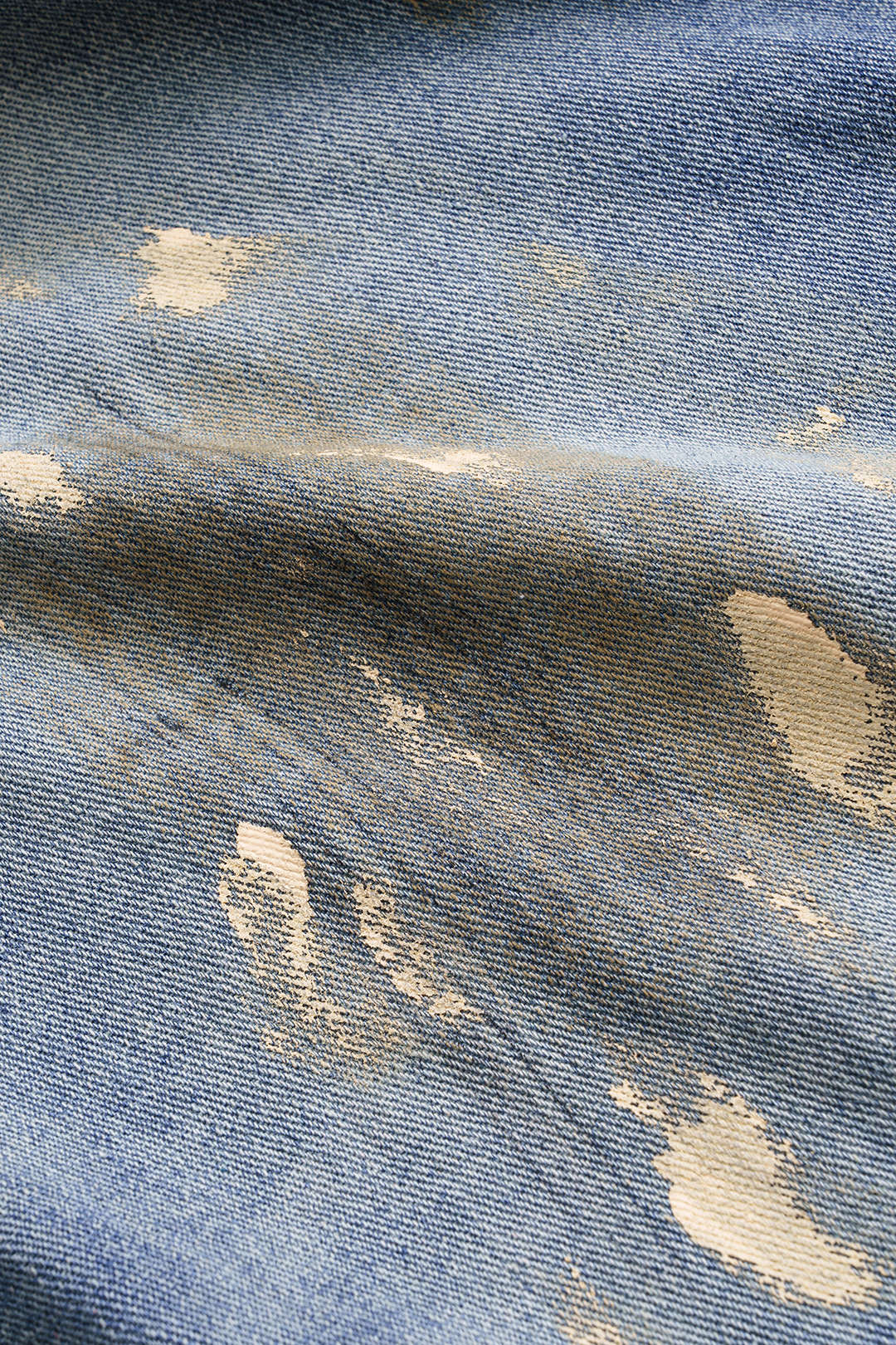 Denim Washed Dirty Wide Leg Barrel Jeans - Image 3