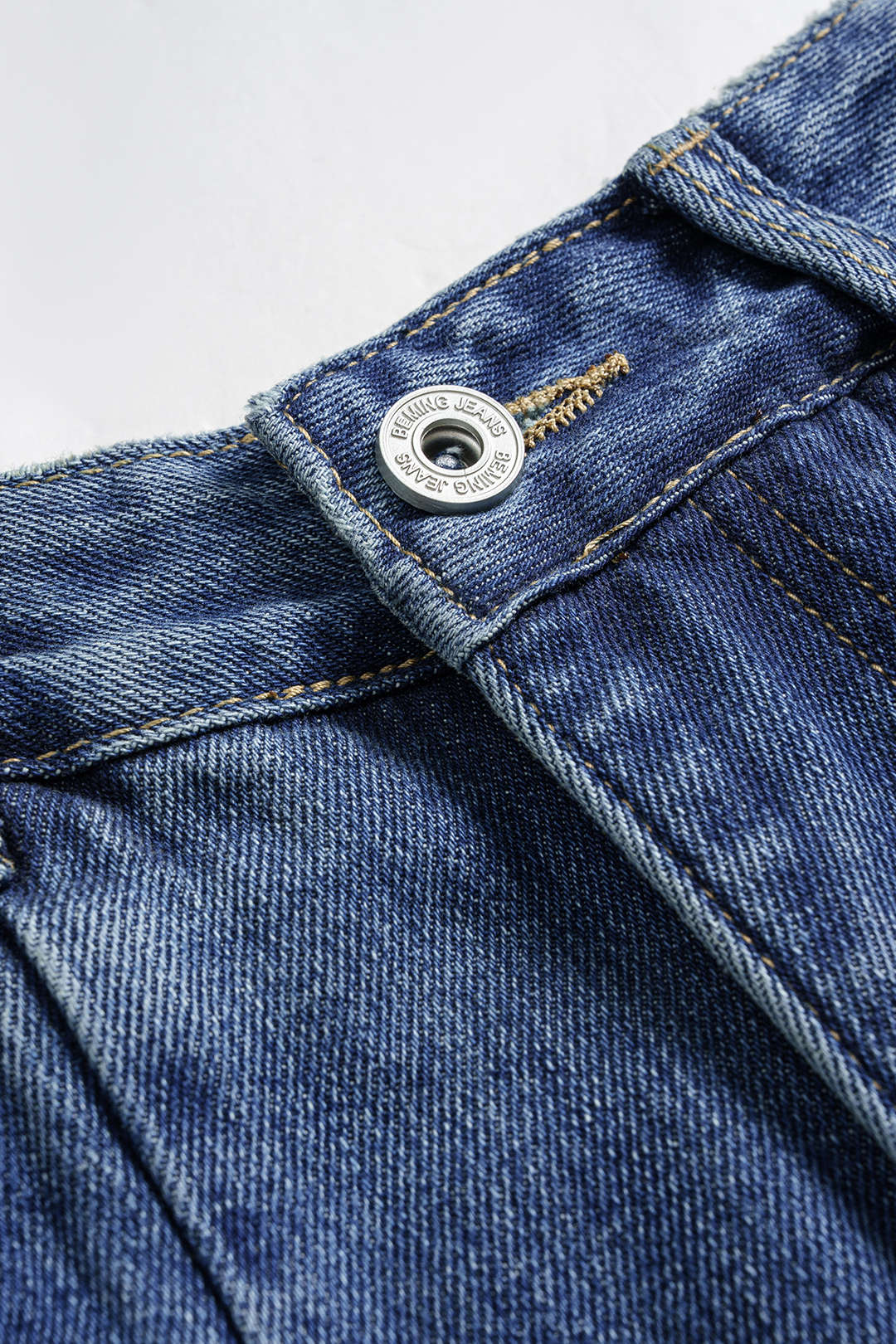 Denim Straight Leg Jeans - Image 3