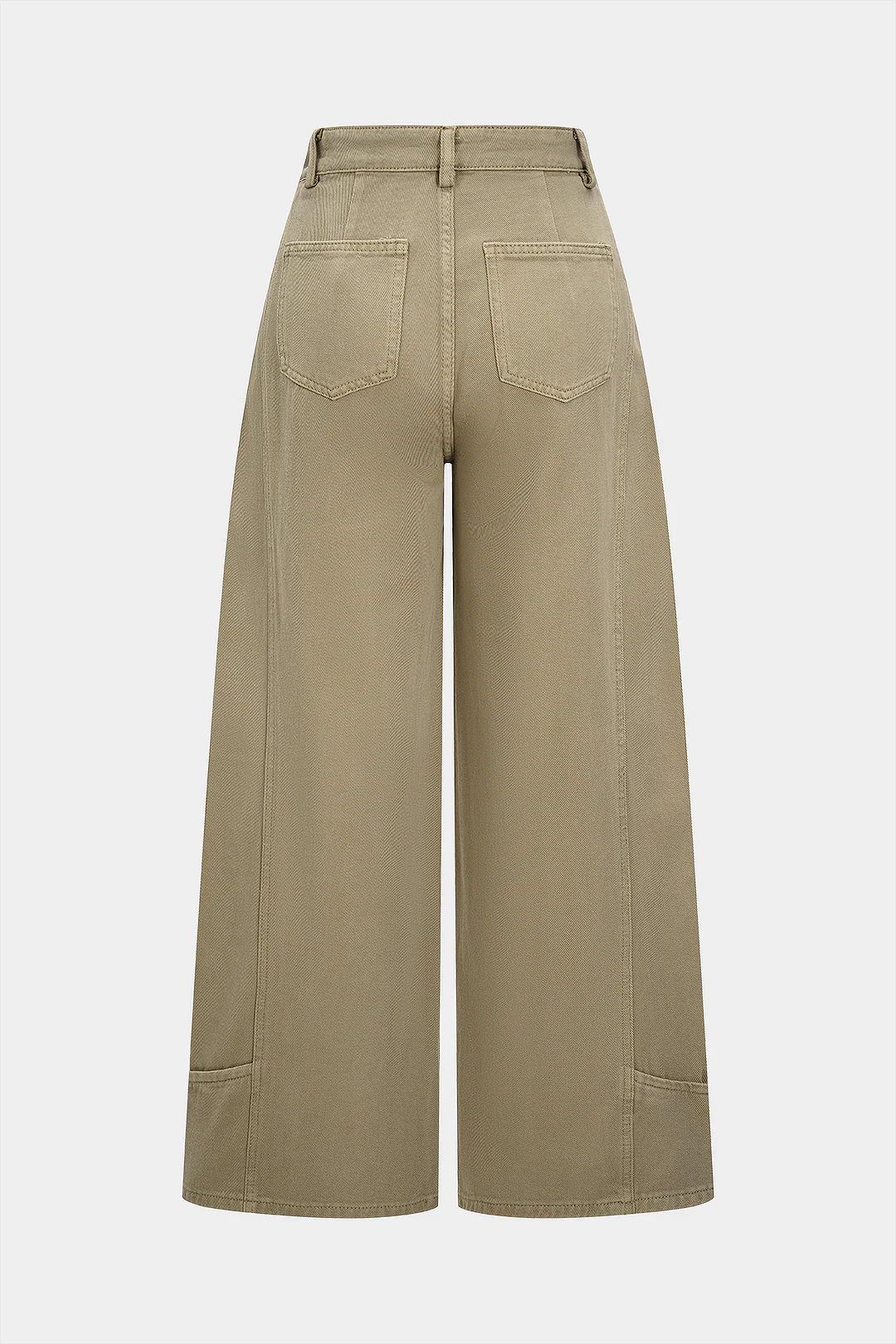 Denim Zipper Pocket Straight Leg Jeans - Image 2