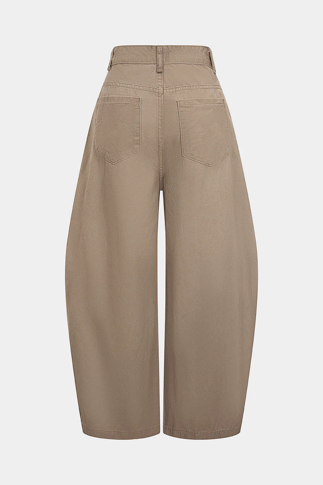 Letter Print Straight Leg Barrel Jeans - Image 2