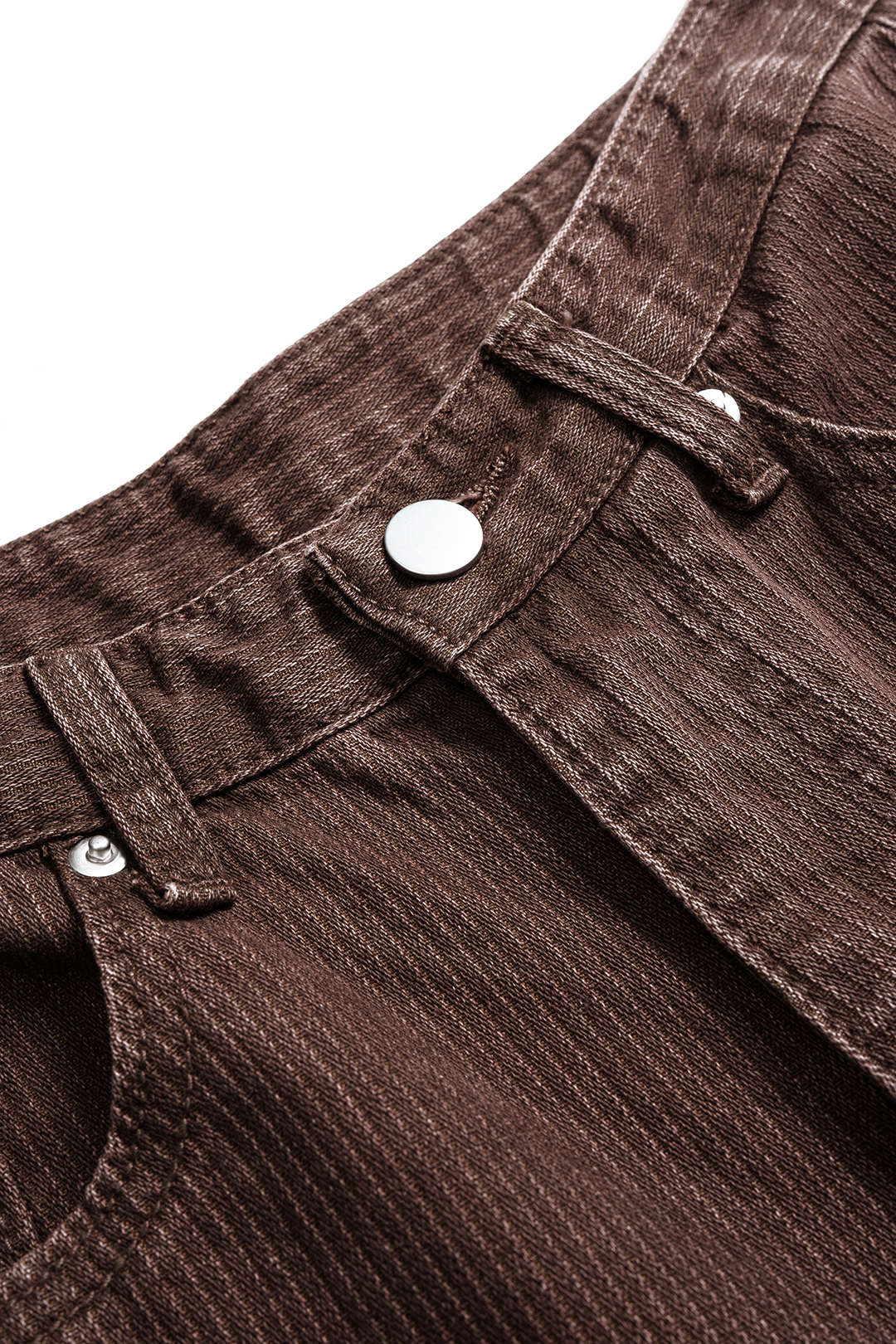 Denim Zipper Barrel Jeans - Image 3