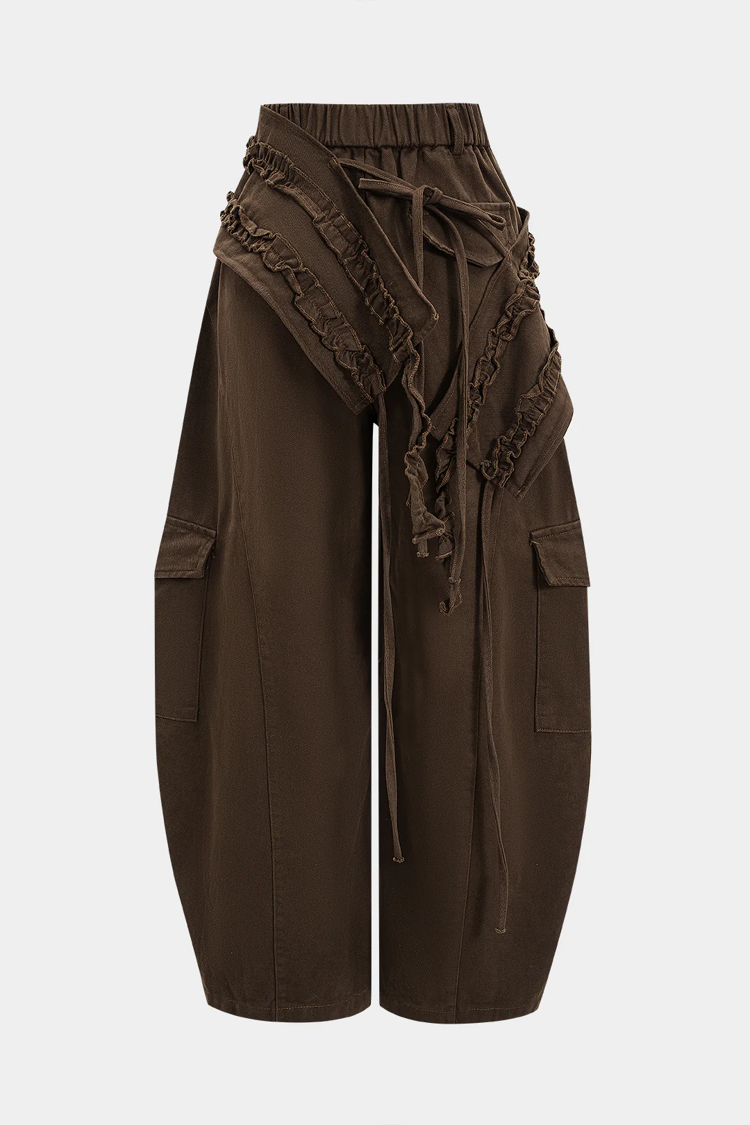 Denim Scallop Edge Straight Leg Jeans - Image 2