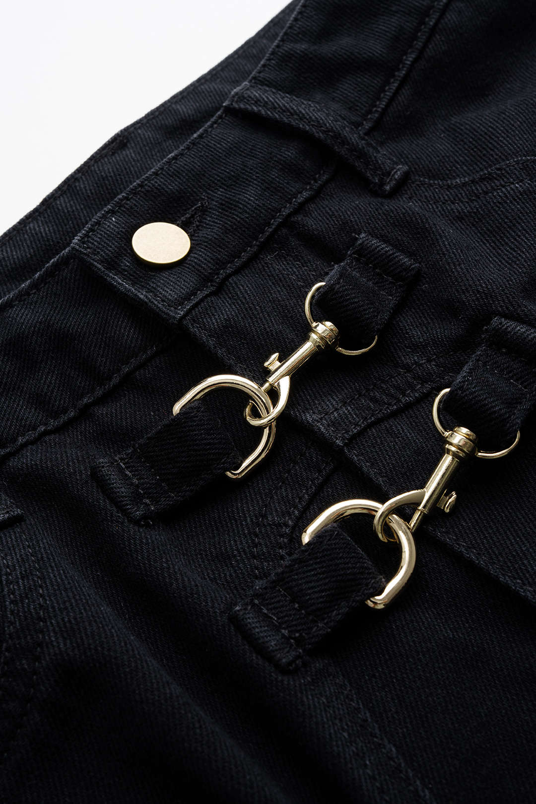 Denim Metallic Barrel Jeans - Image 3