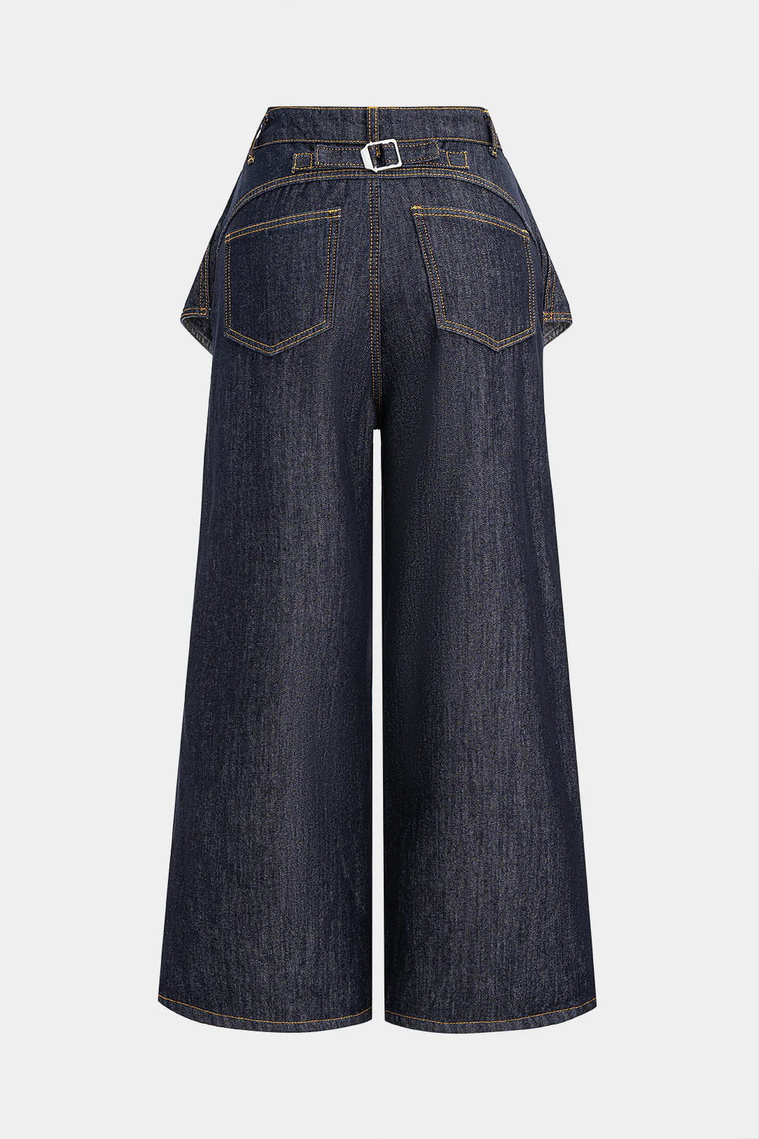 Denim High Waist Wide Leg Jeans - Image 2