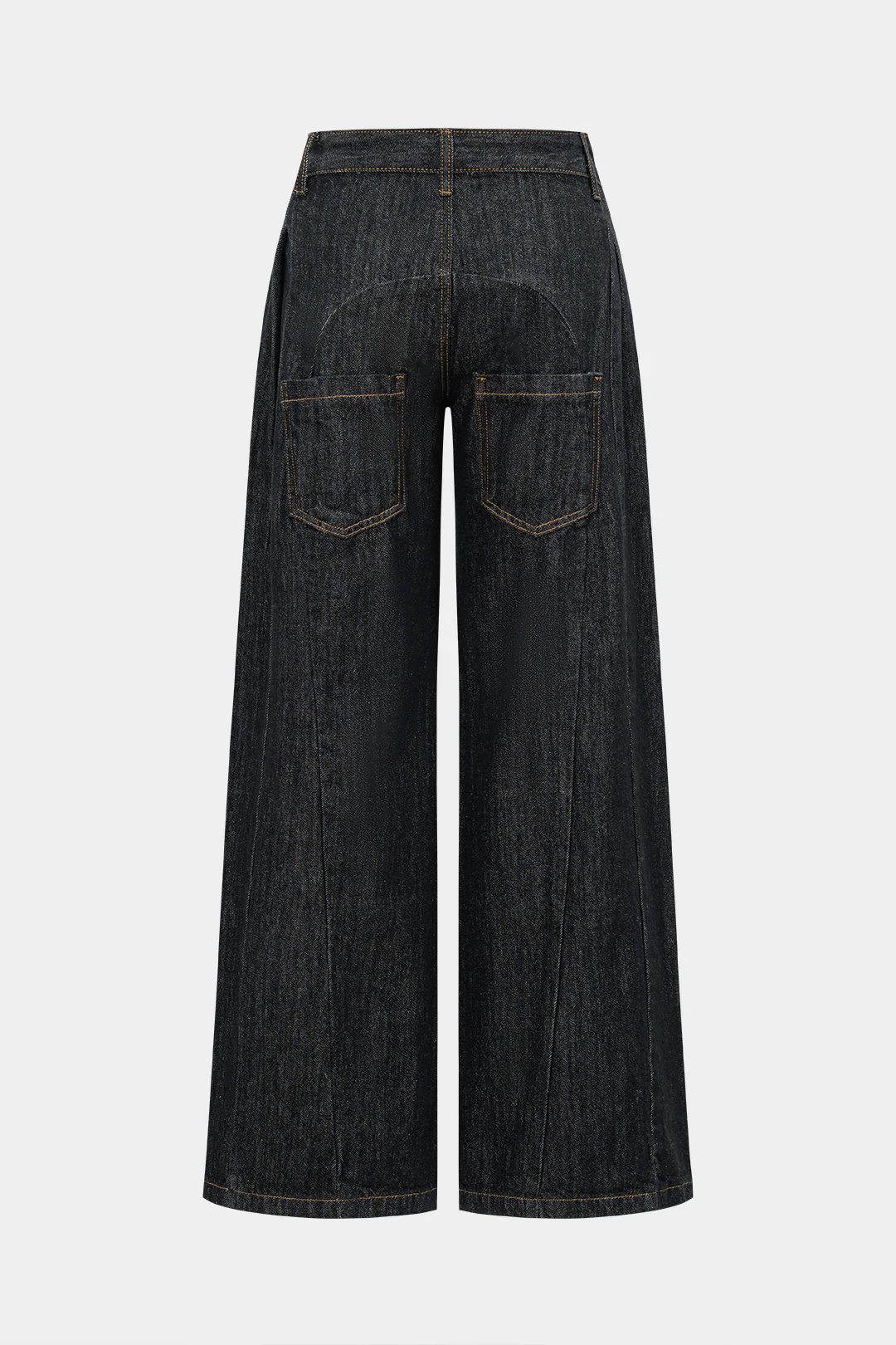 Denim Button Low Waist Jeans - Image 2