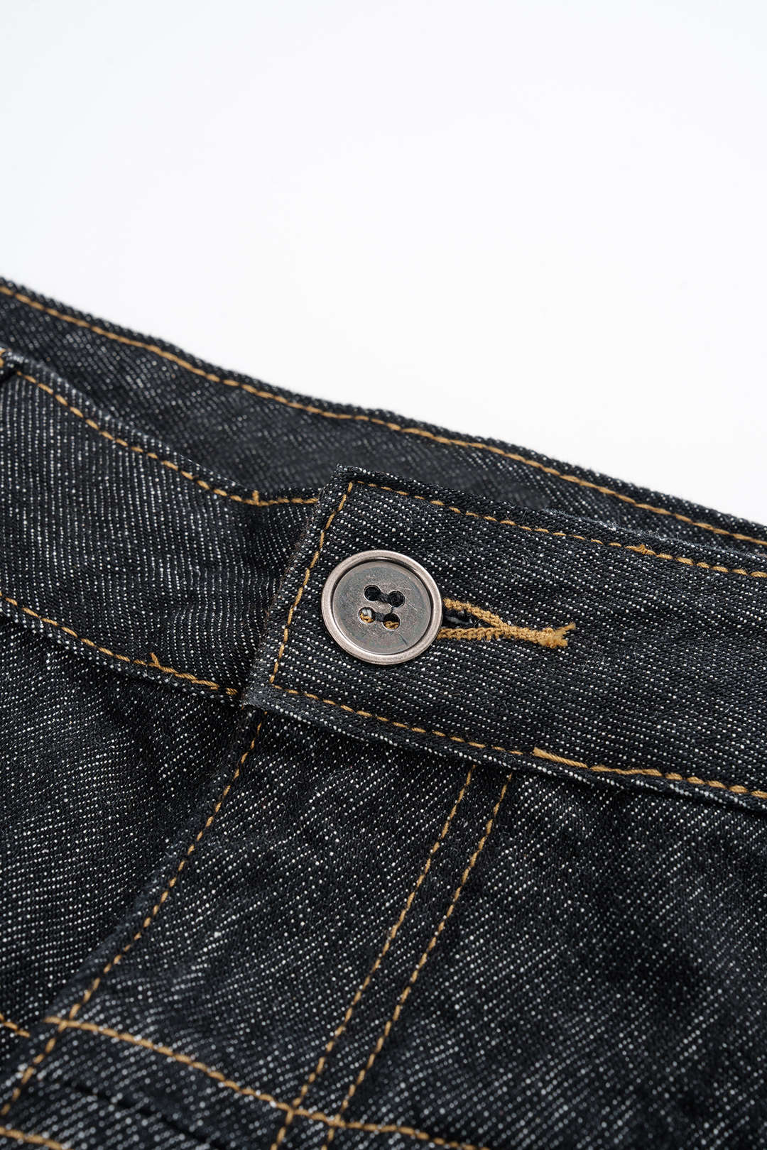Denim Button Low Waist Jeans - Image 3