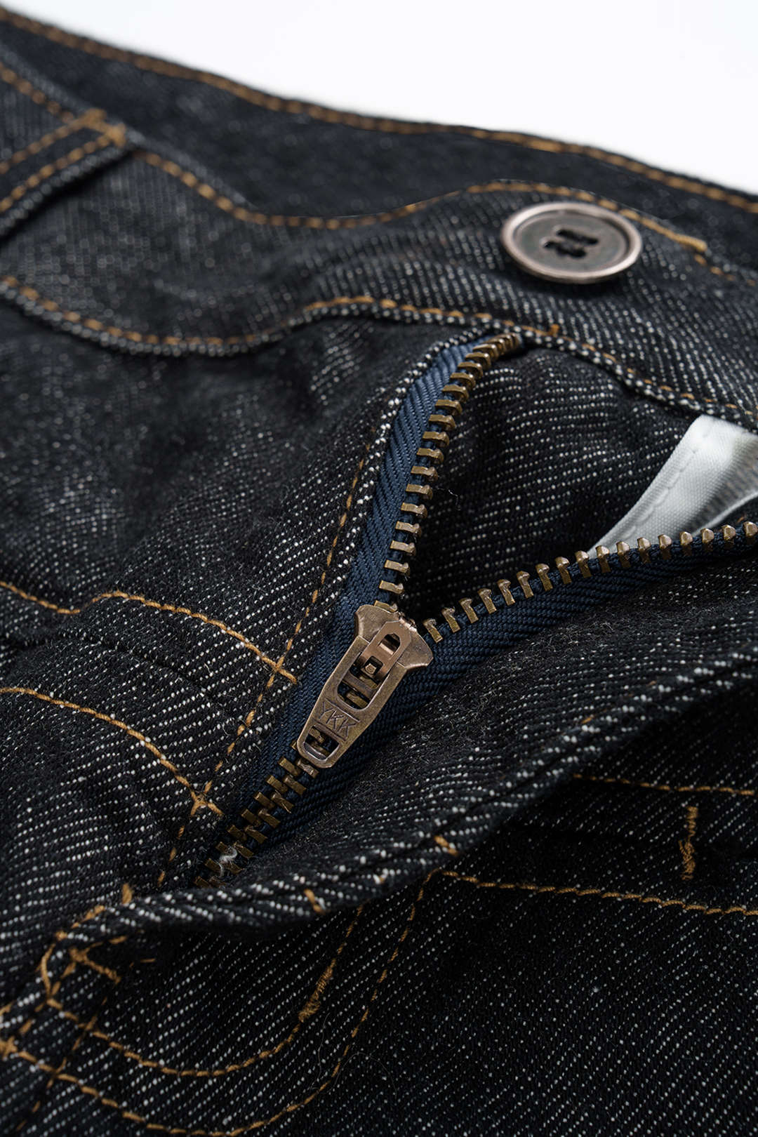 Denim Button Low Waist Jeans - Image 4