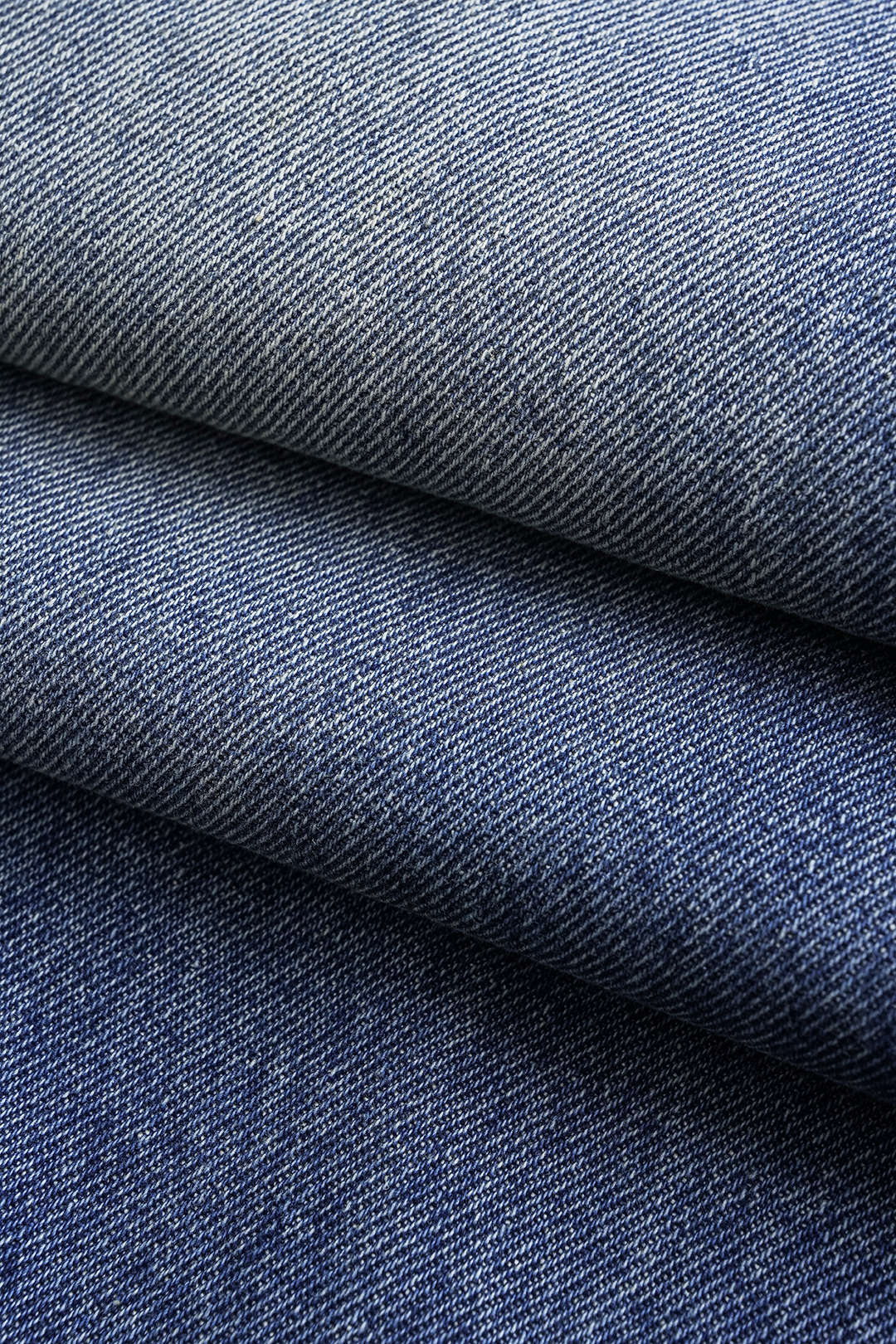 Denim Asymmetrical Zipper Pocket Jeans - Image 4