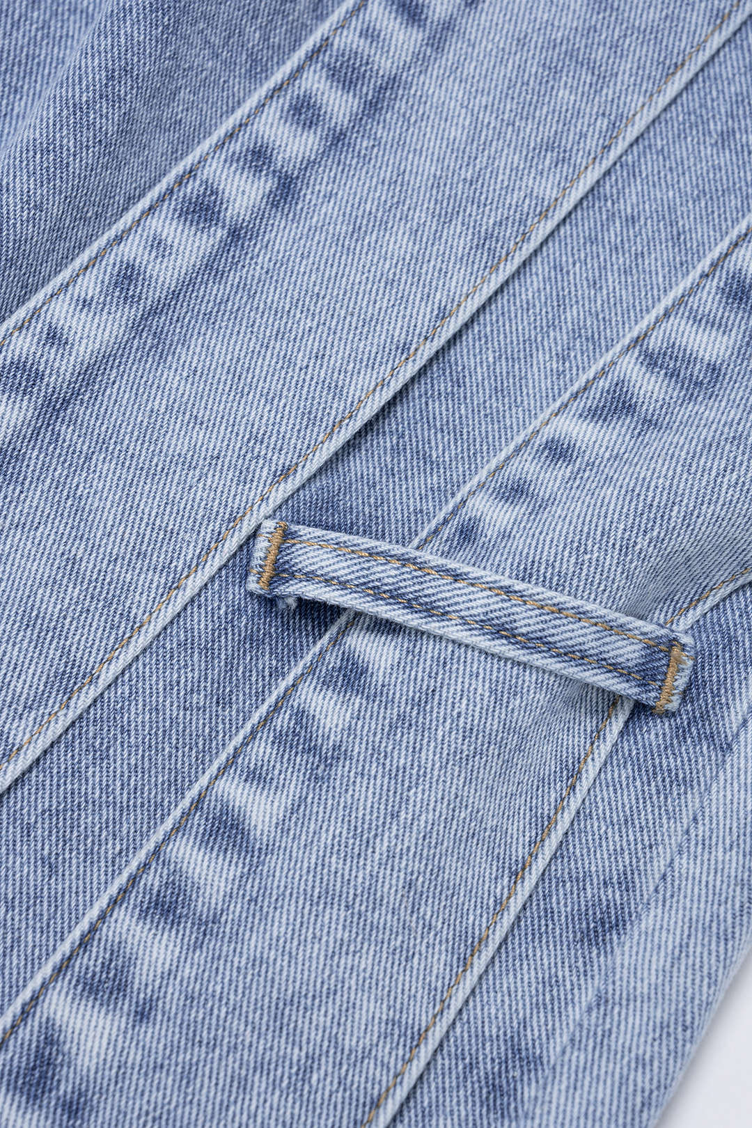 Denim Strappy Pocket Jeans - Image 3