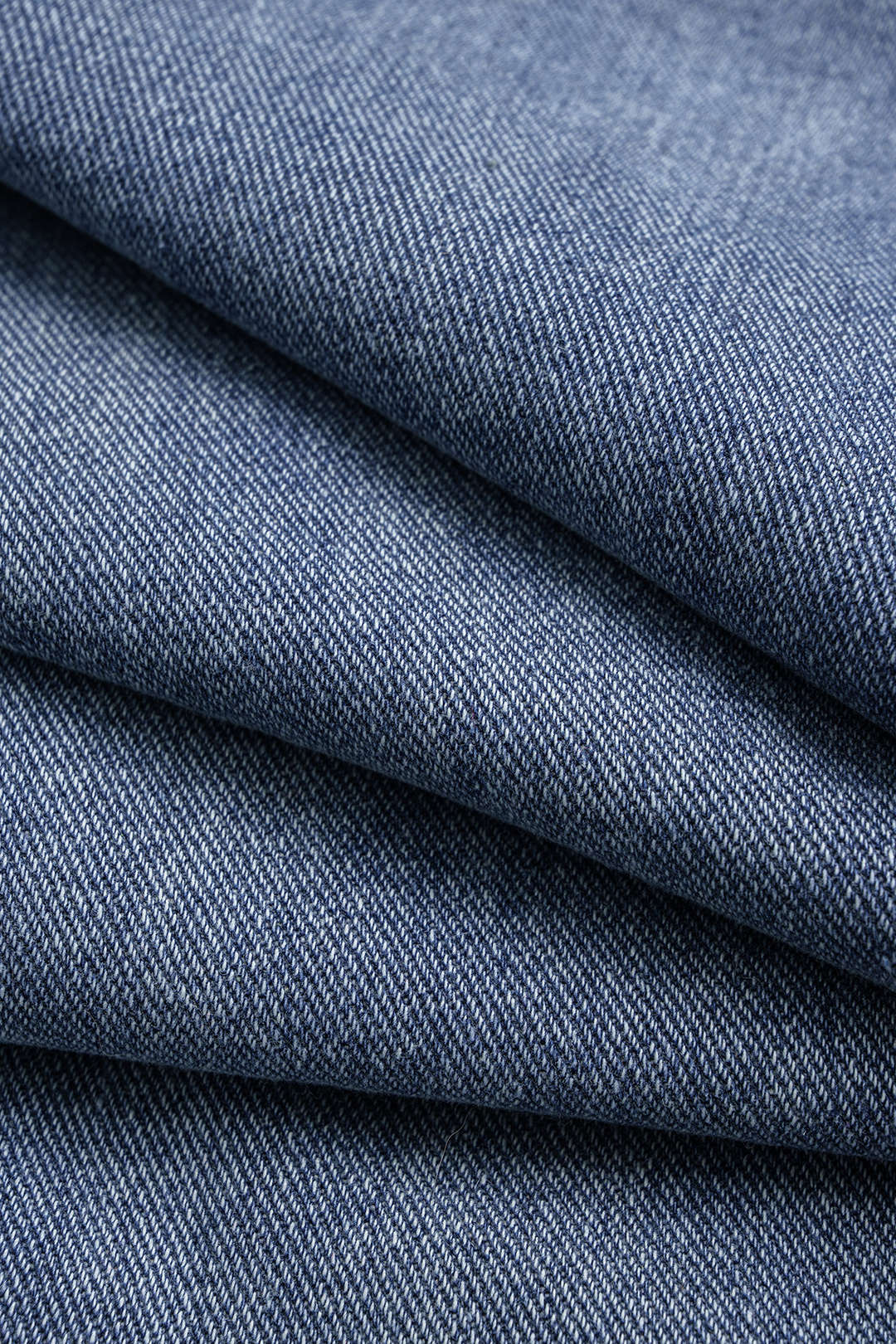 Denim Button Zipper Pocket Straight Leg Jeans - Image 4