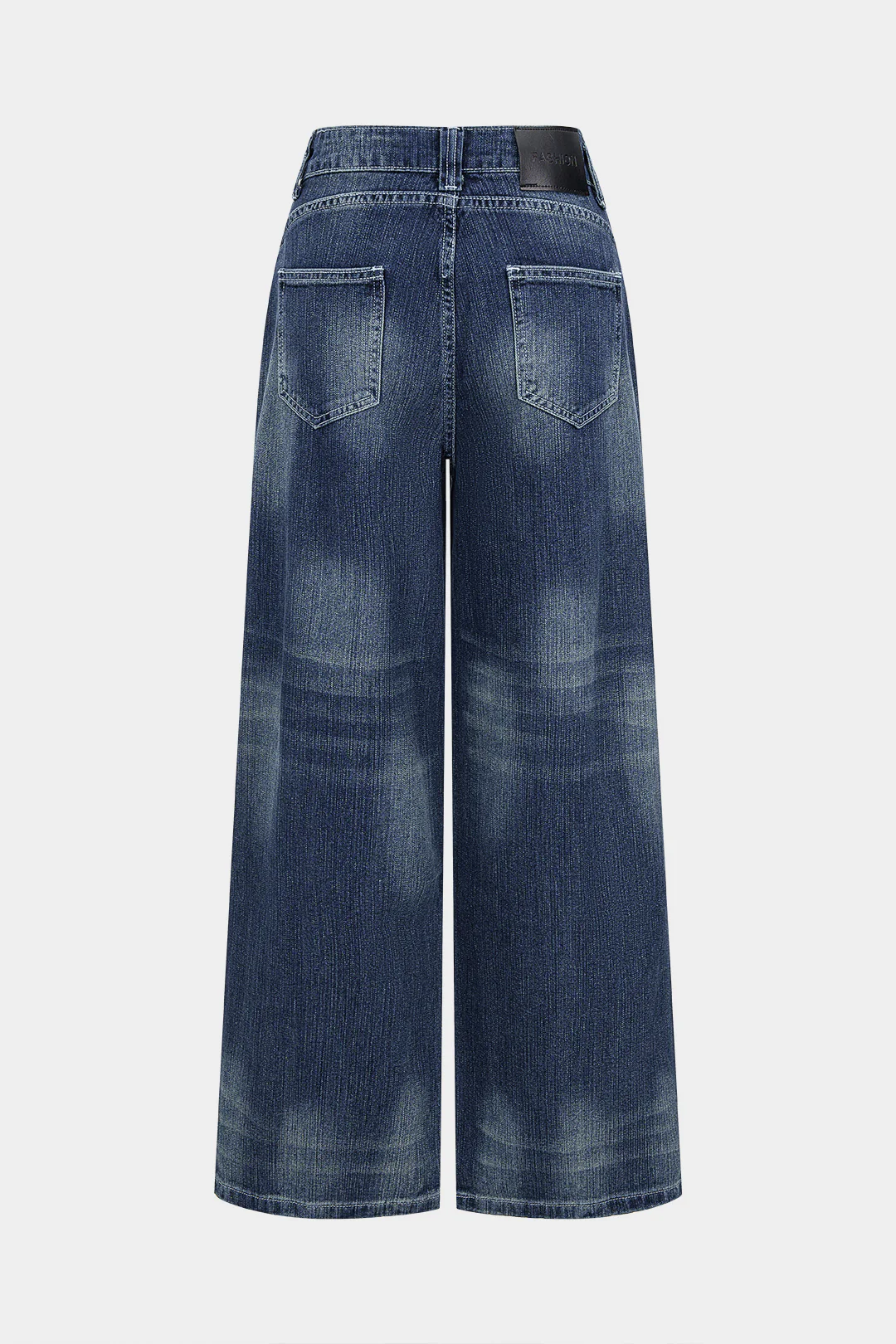 Denim Wide Leg Jeans - Image 2