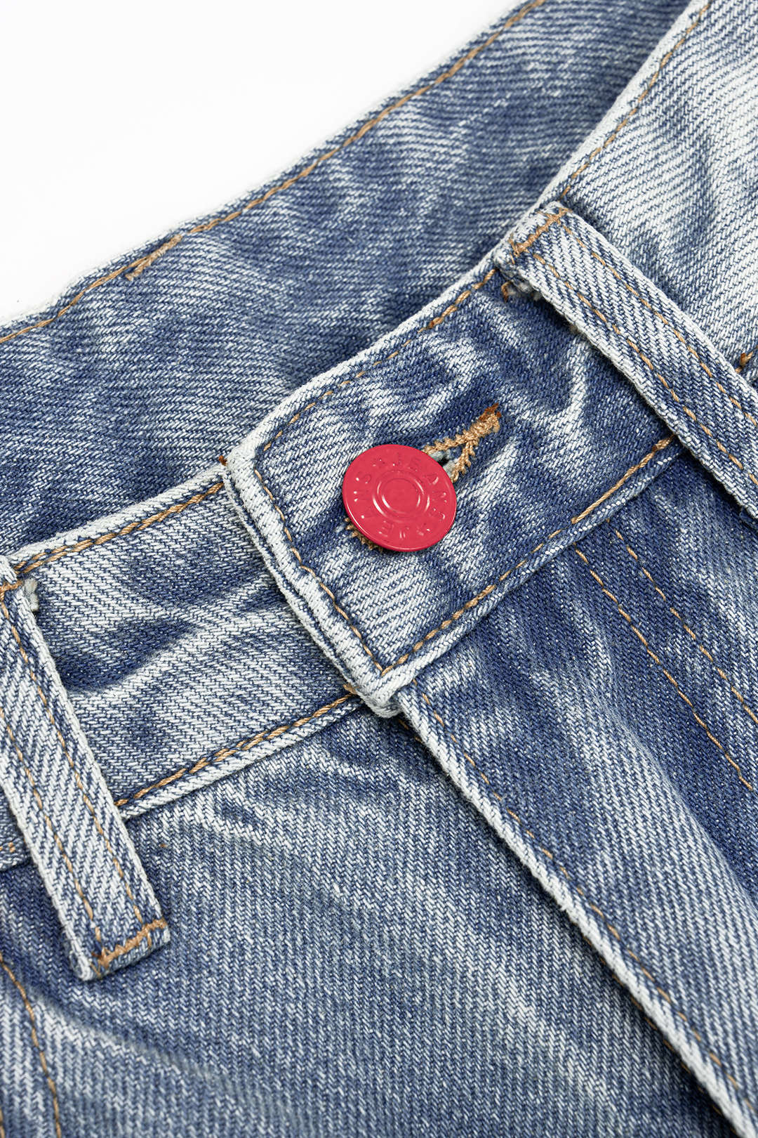 Denim Contrast Pocket High Waist Jeans - Image 7