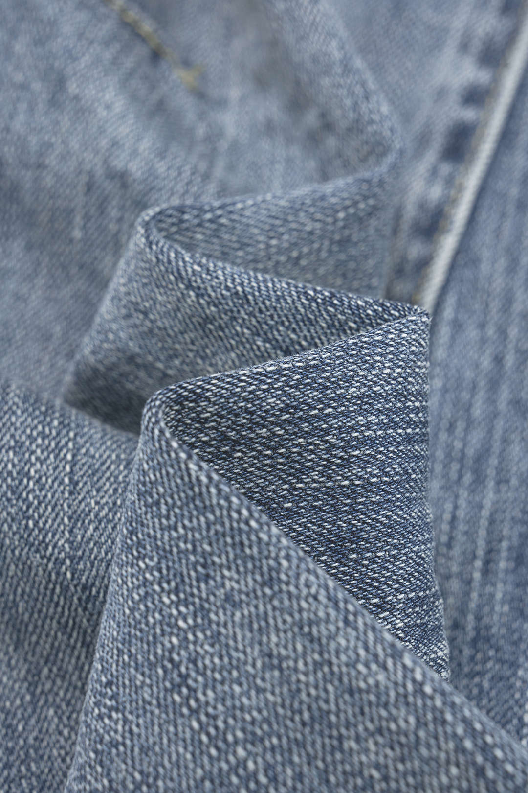 Denim Patchwork Plaid Barrel Jeans - Image 4