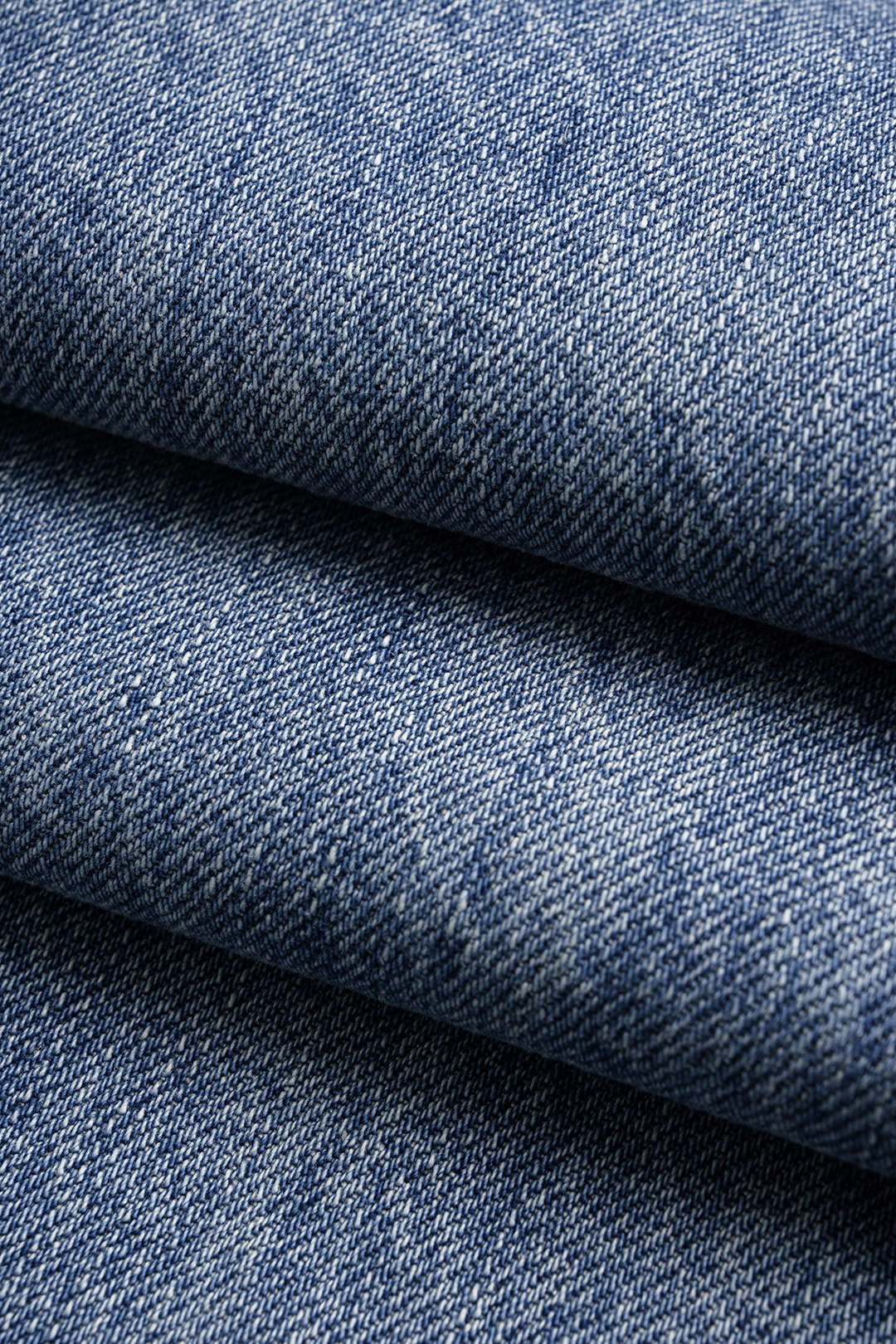 Denim Asymmetrical Wide Leg Jeans - Image 5