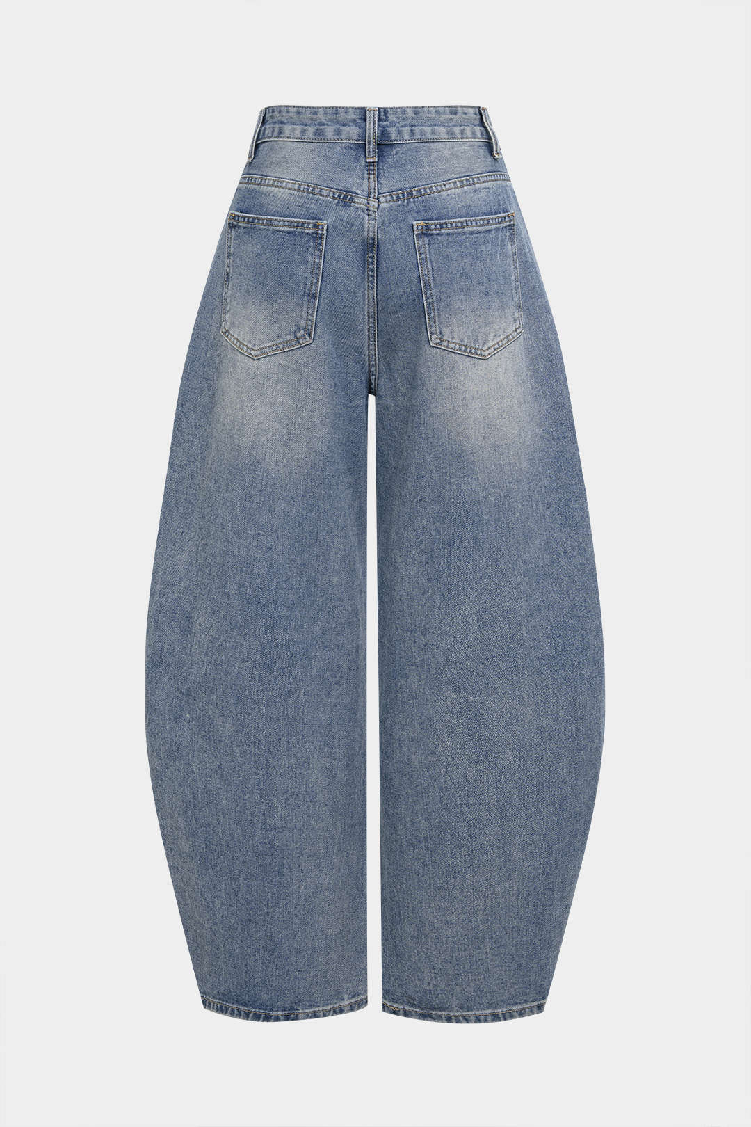 Denim Pocket Barrel Jeans - Image 2