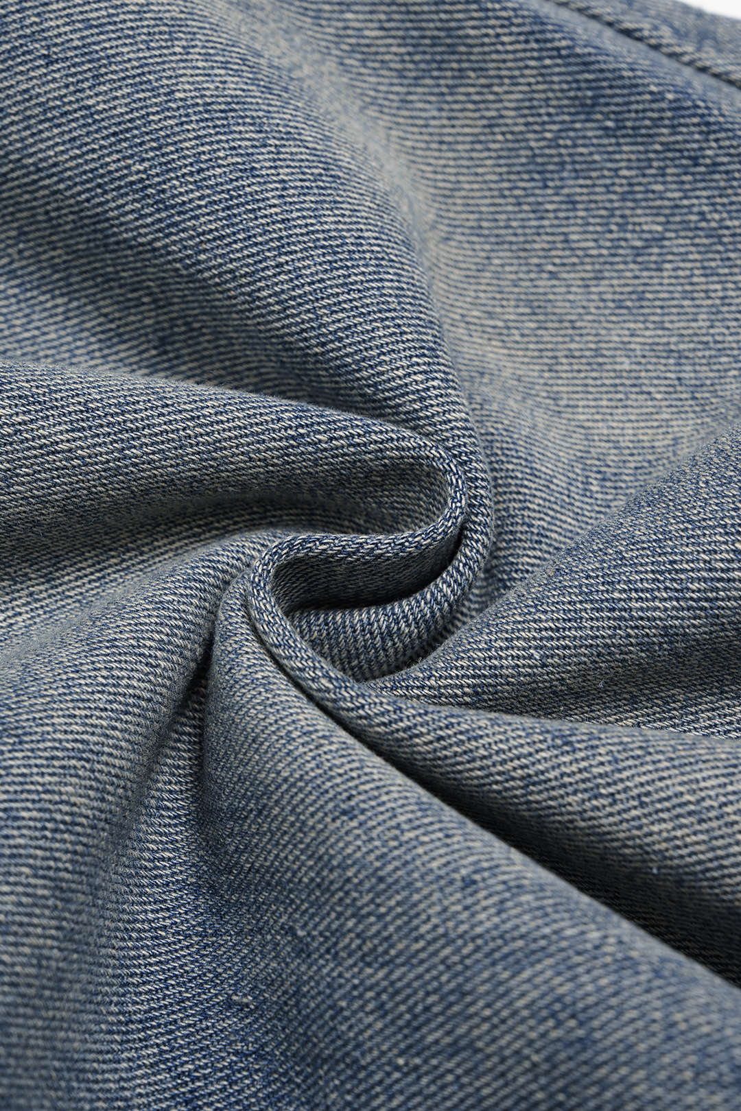 Denim Striped Straight Leg Jeans - Image 4