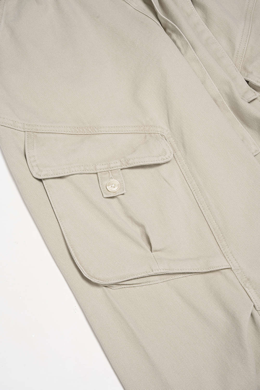 Denim Pocket Belted Wide Leg Jeans - Image 4