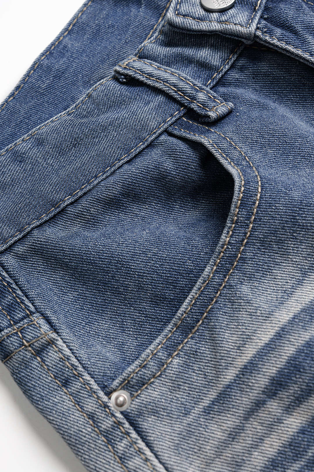 Denim Ombre Wide Leg Jeans - Image 3