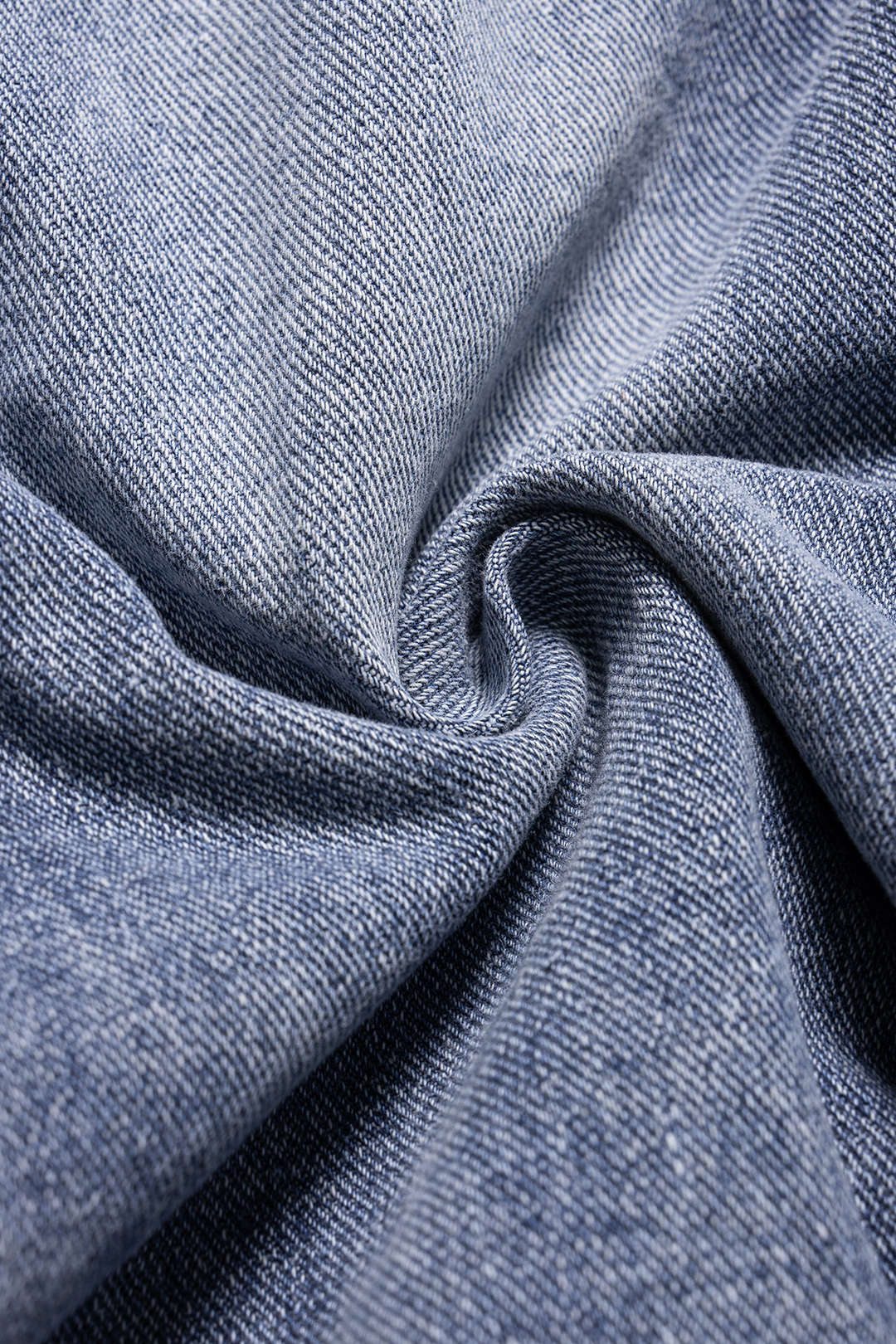 Denim Asymmetrical Straight Leg Jeans - Image 5