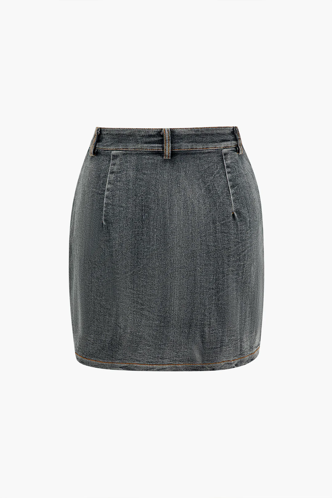 Denim Tie Up Halter And Mini Skirt Set - Image 12