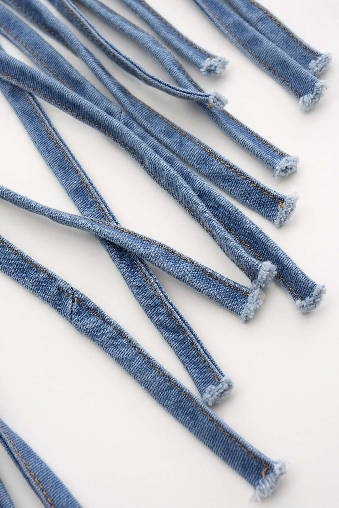 Denim Bra Top And Tie-Up Skirt Set - Image 4