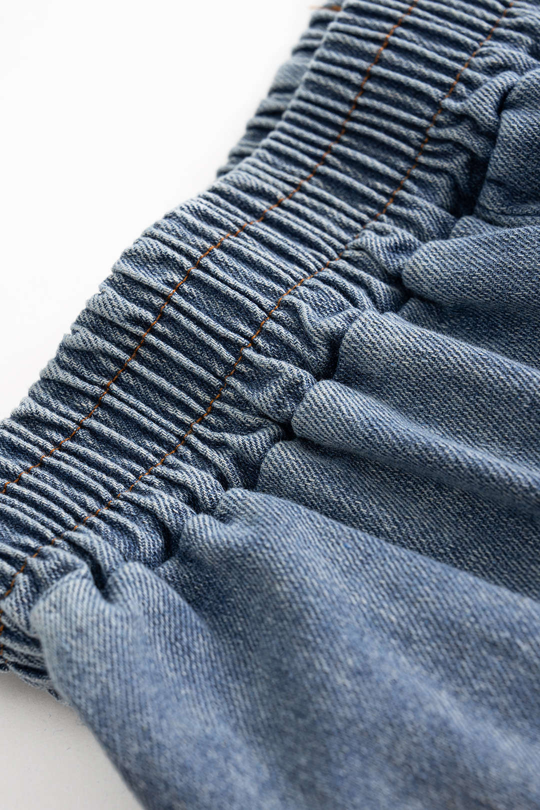 Denim Zipper Tube Top And Jeans Set - Image 3