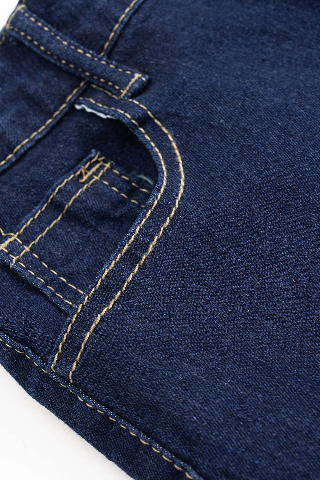 Denim Metallic Buckle Frayed Outerwear And Shorts Suit - Image 3