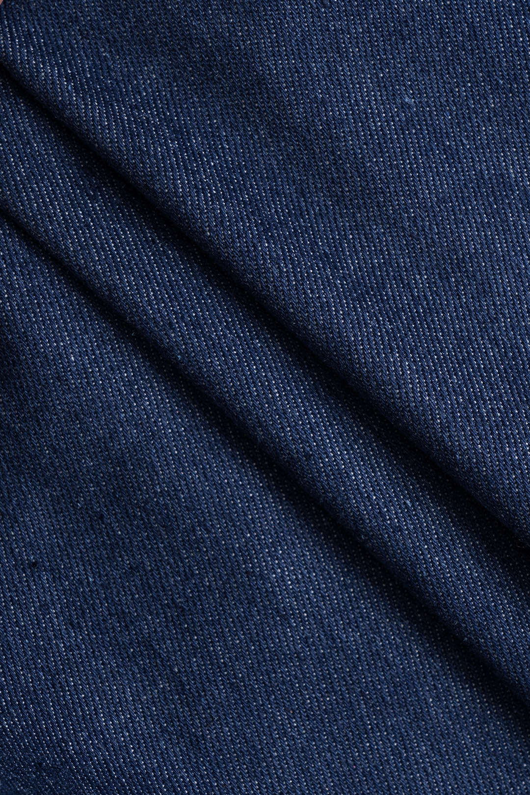 Denim Ruched Button High Waist Skirt - Image 5