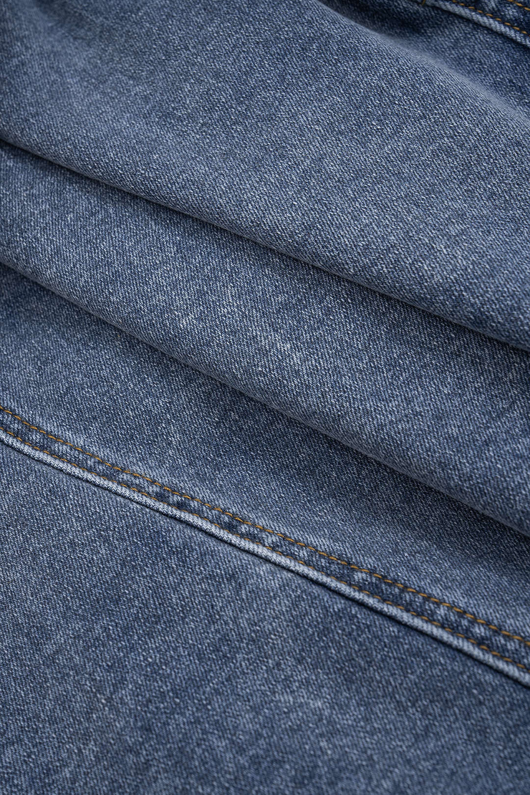 Denim Asymmetry Button Skirt - Image 10